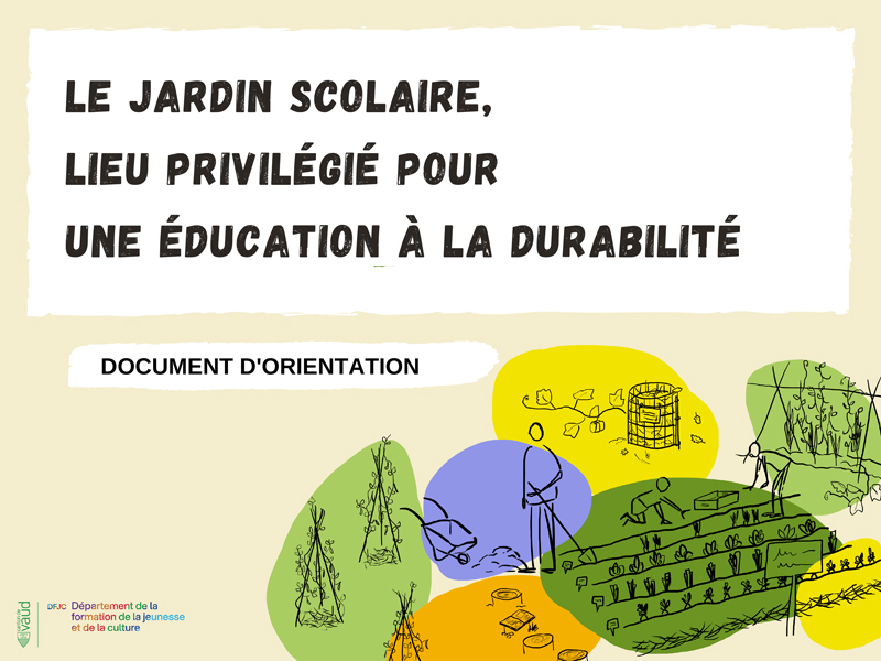 le jardin scolaire page de couverture