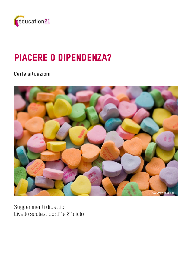 Carte situazioni piacere o dipendenza